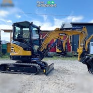 2025 Sany SY26U mini excavator, side profile view