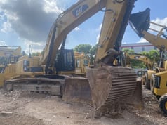 2020 Caterpillar 349D crawler excavator side view