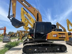 2024 Sany SY215C crawler excavator side profile view 2024 Sany SY215C crawler excavator side profile view