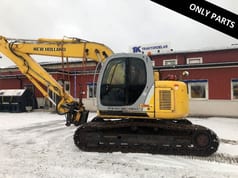 New Holland Kobelco E135SR crawler excavator side view New Holland Kobelco E135SR crawler excavator side view