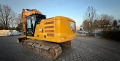 2020 Caterpillar 320-07C crawler excavator, rear three-quarter view