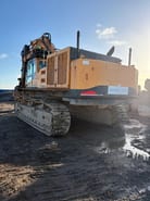 2013 Hyundai R800LC-9 crawler excavator, rear three-quarter view