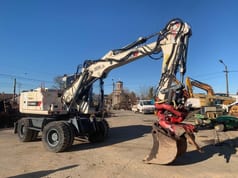 2008 Terex TW160SR wheel excavator, side view
