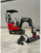 2025 Rhinoceros MY10-9 mini excavator, side view
