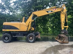 2005 Caterpillar M316C wheel excavator, side view