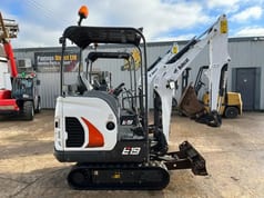 2020 Bobcat E19 mini excavator, side view 2020 Bobcat E19 mini excavator, side view