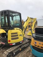 2022 Yanmar VIO35 mini excavator, side view 2022 Yanmar VIO35 mini excavator, side view
