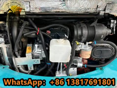 2022 Kubota U35 Mini Excavator engine compartment view
