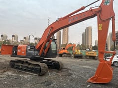 2018 Hitachi ZX200-3 crawler excavator, side view