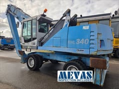 2007 Fuchs MHL340 D material handler, side view 2007 Fuchs MHL340 D material handler, side view