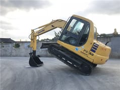2022 Komatsu PC60 crawler excavator side view