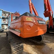 2019 Doosan DX300LC crawler excavator rear view