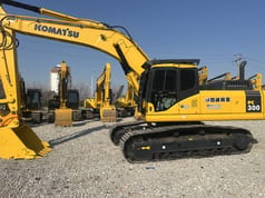 2023 Komatsu PC300 crawler excavator, side view