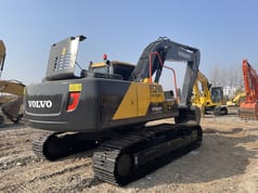 2026 Volvo EC240 crawler excavator, rear three-quarter view