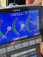 2016 Komatsu PC228 USCL-10 crawler excavator digital dashboard display