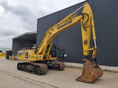 2018 Komatsu HB365LC-3 crawler excavator side view