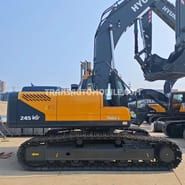 2026 Hyundai HX 245 VS crawler excavator side view
