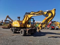 2000 Atlas 1604 KZW wheel excavator, side view 2000 Atlas 1604 KZW wheel excavator, side view