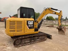 2022 Caterpillar 305.5E2 excavator, side view 2022 Caterpillar 305.5E2 excavator, side view