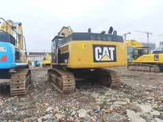 2022 Caterpillar 349DL crawler excavator rear view 2022 Caterpillar 349DL crawler excavator rear view