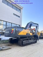 2024 Volvo EC350D crawler excavator, rear three-quarter view