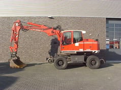 2009 Terex TW160SR wheel excavator side view 2009 Terex TW160SR wheel excavator side view