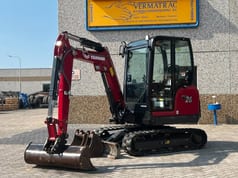 2022 Yanmar SV26 mini excavator, side view 2022 Yanmar SV26 mini excavator, side view