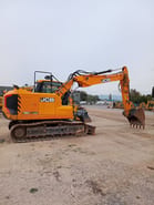 2022 JCB 150X LTDSV crawler excavator, side view