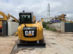 2022 Caterpillar 306E mini excavator rear view