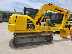 2020 Komatsu PC70-8 crawler excavator, side view