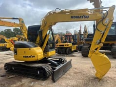 2020 Komatsu PC78US-6 mini excavator, side view