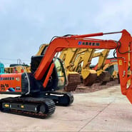 2024 Hitachi Zaxis 70 excavator, side view
