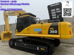 2021 Komatsu PC360 crawler excavator, side view 2021 Komatsu PC360 crawler excavator, side view