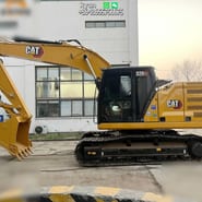 2022 Caterpillar 320GC crawler excavator, side profile view 2022 Caterpillar 320GC crawler excavator, side profile view