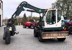 2015 Gallmac TG12 wheel excavator, side profile view