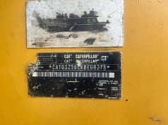 2008 Caterpillar 325DL serial number plate