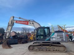 2018 Kobelco SK210HLC-10 crawler excavator side view