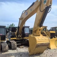 2020 Caterpillar 336D crawler excavator, front three-quarter view 2020 Caterpillar 336D crawler excavator, front three-quarter view