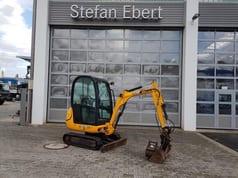 2011 JCB 8018 mini excavator, side view 2011 JCB 8018 mini excavator, side view