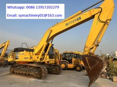 2018 Komatsu PC450 crawler excavator side view