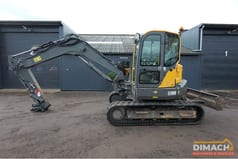 2015 Volvo ECR88D mini excavator, side view