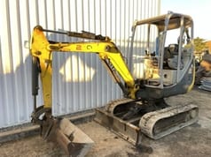 2010 Wacker Neuson 2404RD VDS mini excavator side view