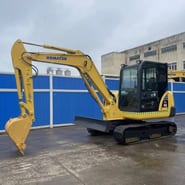 2024 Komatsu PC56-7 mini excavator side view