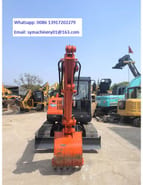 2024 Doosan DX60 mini excavator, front view