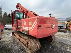 1999 EWK TR 2212 crawler excavator, rear three-quarter view