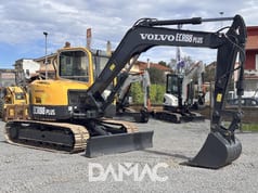 2007 Volvo ECR88 PLUS mini excavator, side profile view