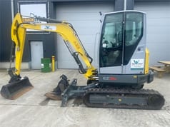 2024 Wacker Neuson EZ36 mini excavator, side view 2024 Wacker Neuson EZ36 mini excavator, side view