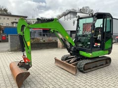 2019 Kubota KX027-4 mini excavator, side view 2019 Kubota KX027-4 mini excavator, side view