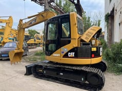 Caterpillar 308C crawler excavator, side view