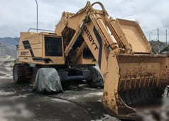 2004 Brøyt D600W wheel excavator, side view
